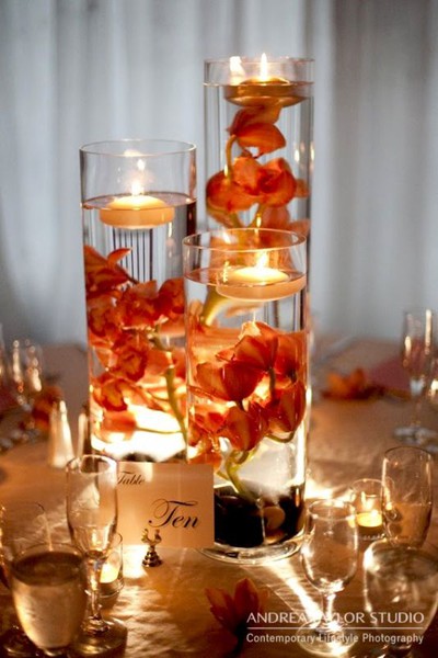 Floating Candle Centerpieces