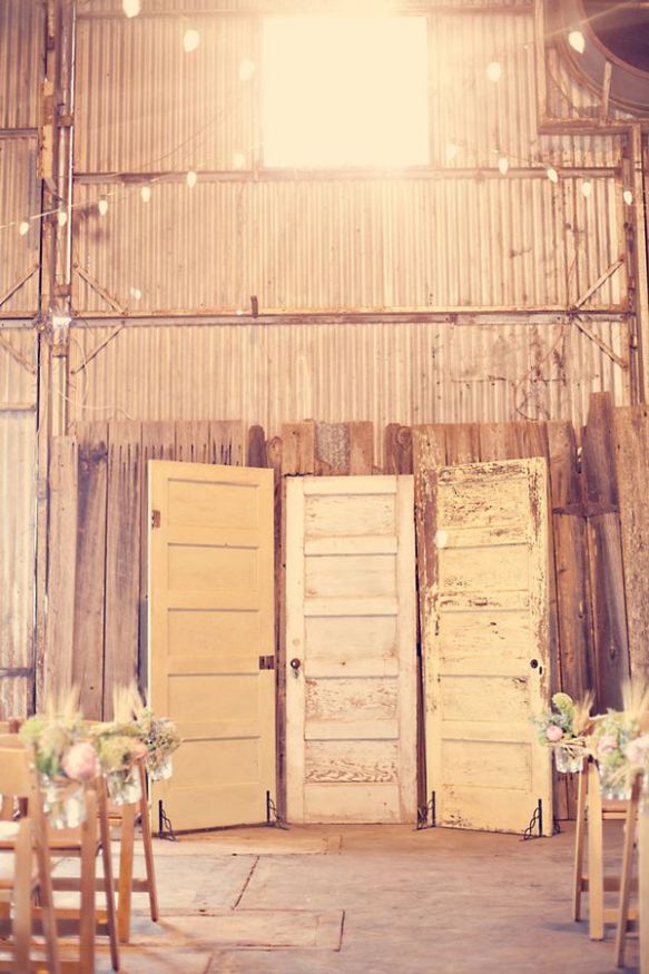 Rustic Door Wedding Backdrop 9
